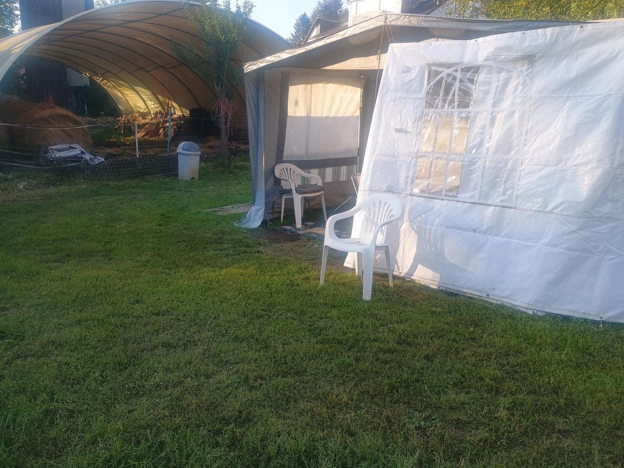 Rimbach  Wildcamp Resort Masseria La Murgia Unterkunft In Einem Wohnwagen מראה חיצוני תמונה